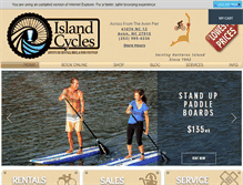 Tablet Screenshot of islandcycles.com